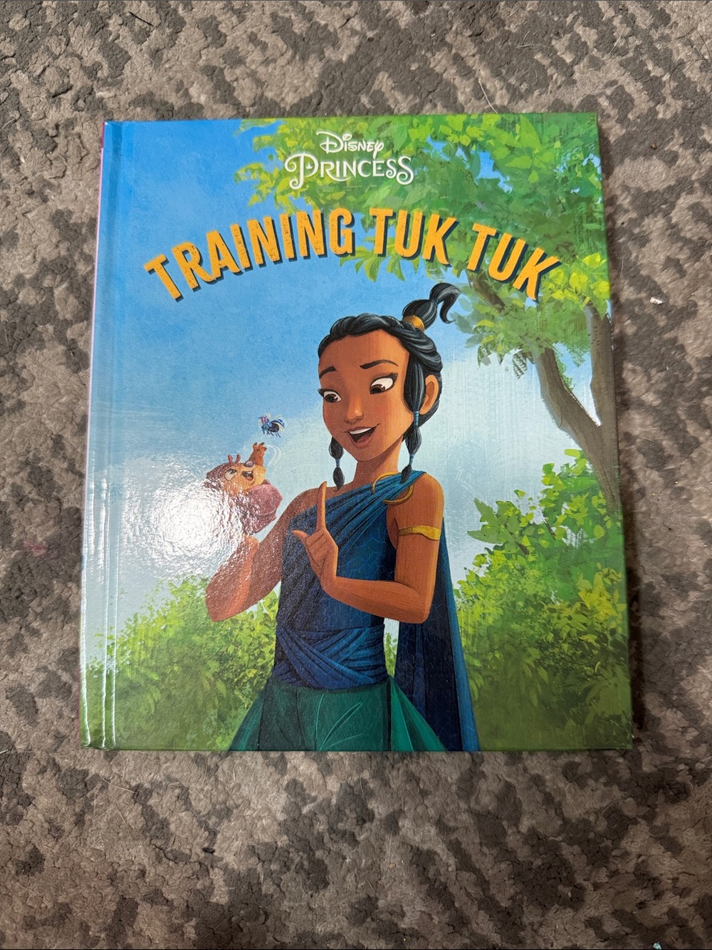 Disney Princess "Training Tuk Tuk" Kids Book - Blue/Green